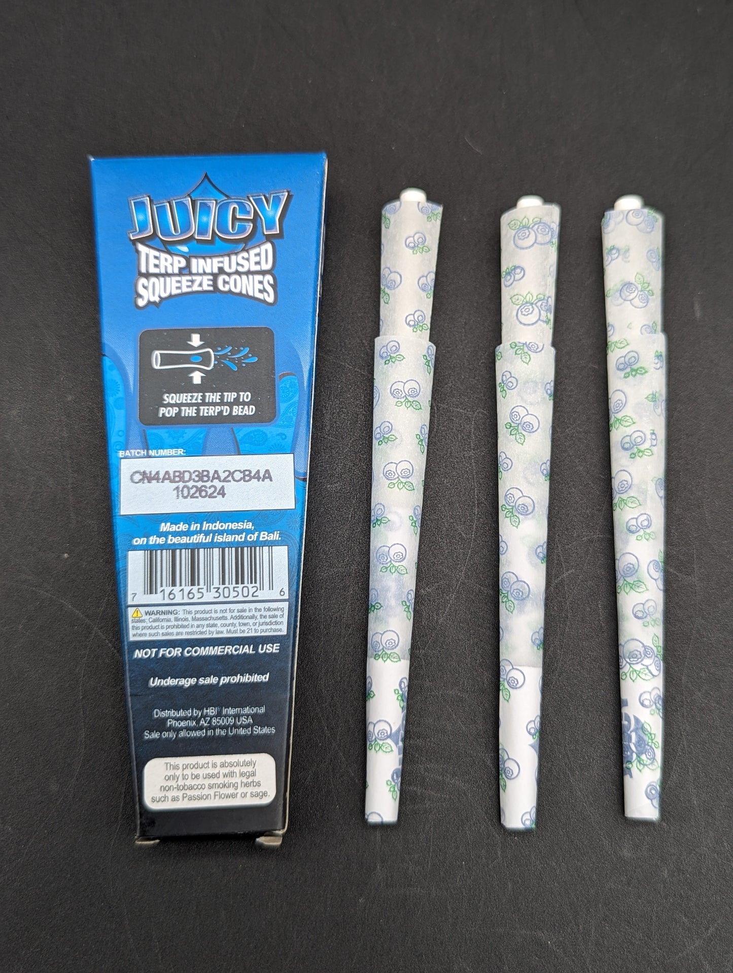 Juicy Terp Infused Squeeze Pre-Rolled Cones | Blue Haze