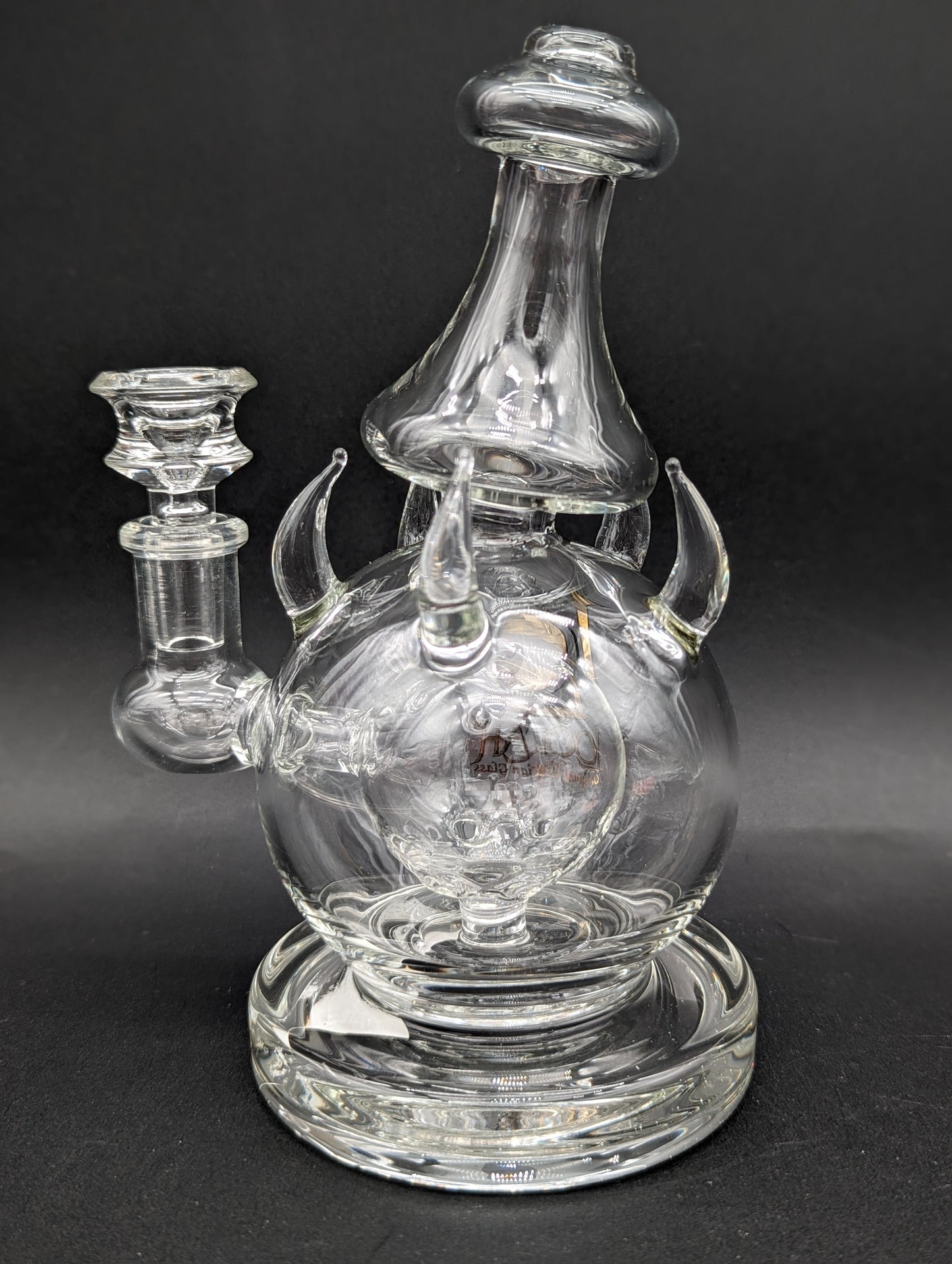 Lookah Glass Dyno Egg Water Pipe | Clear | 7"