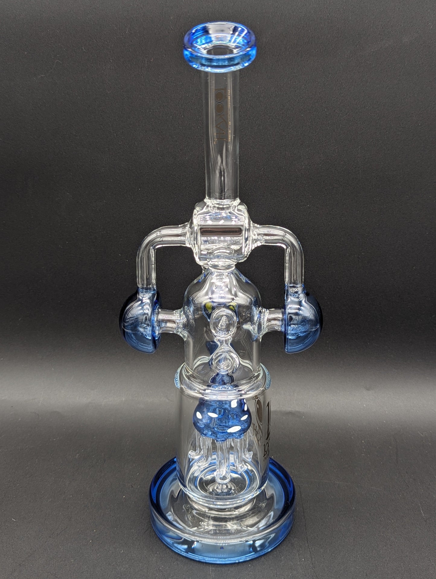 Lookah Glass Robot Recycler Water Pipe | 12.5"