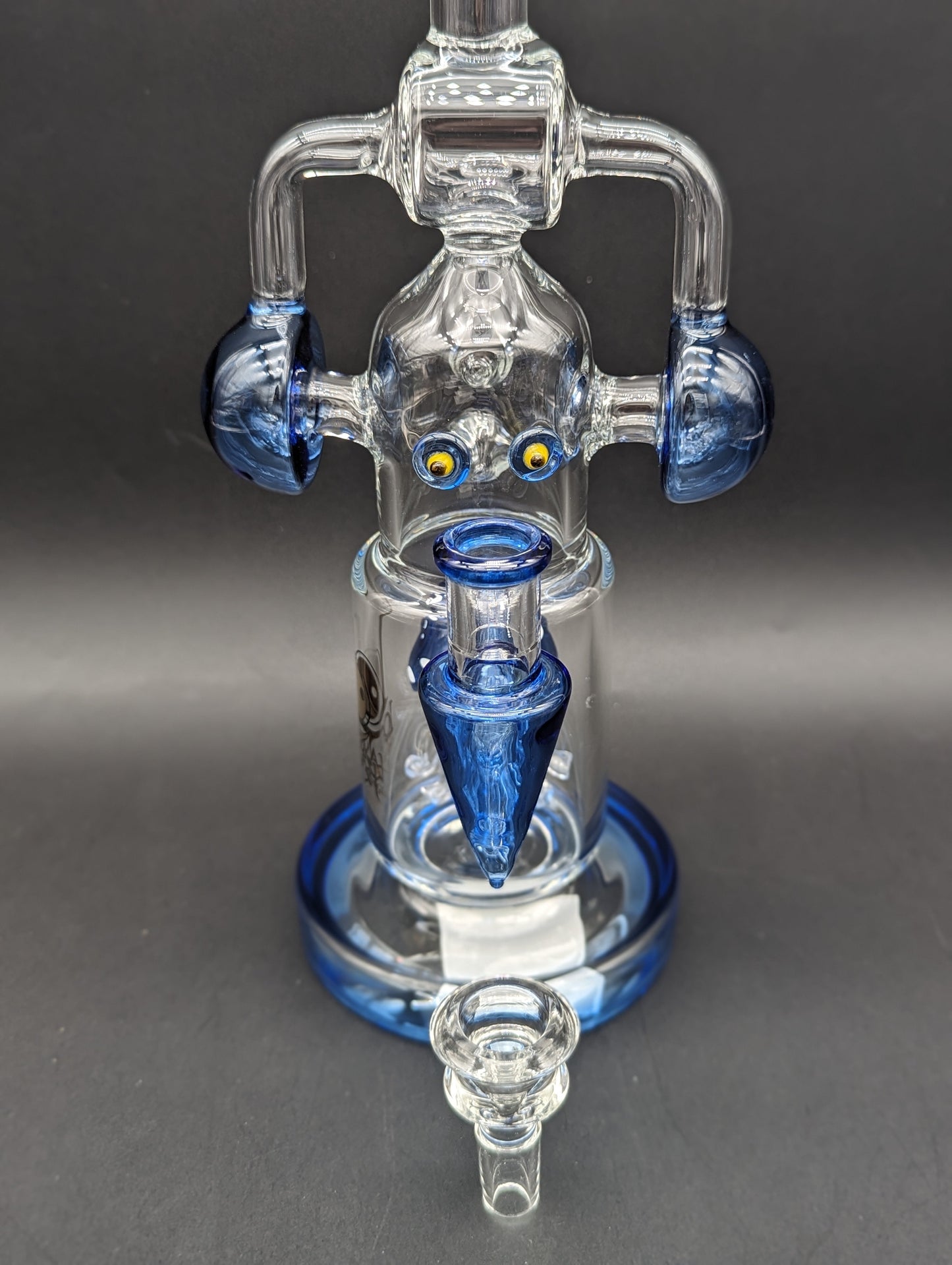 Lookah Glass Robot Recycler Water Pipe | 12.5"