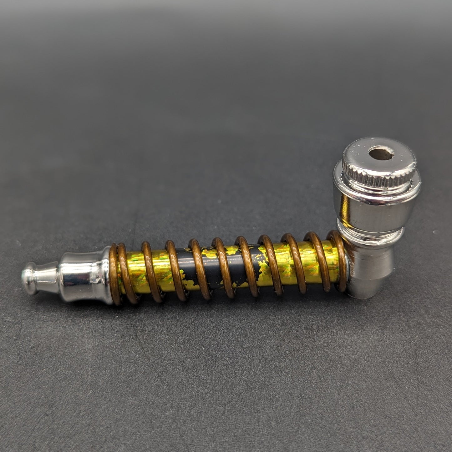 Metal Coiled Hand Pipes w/ Screen