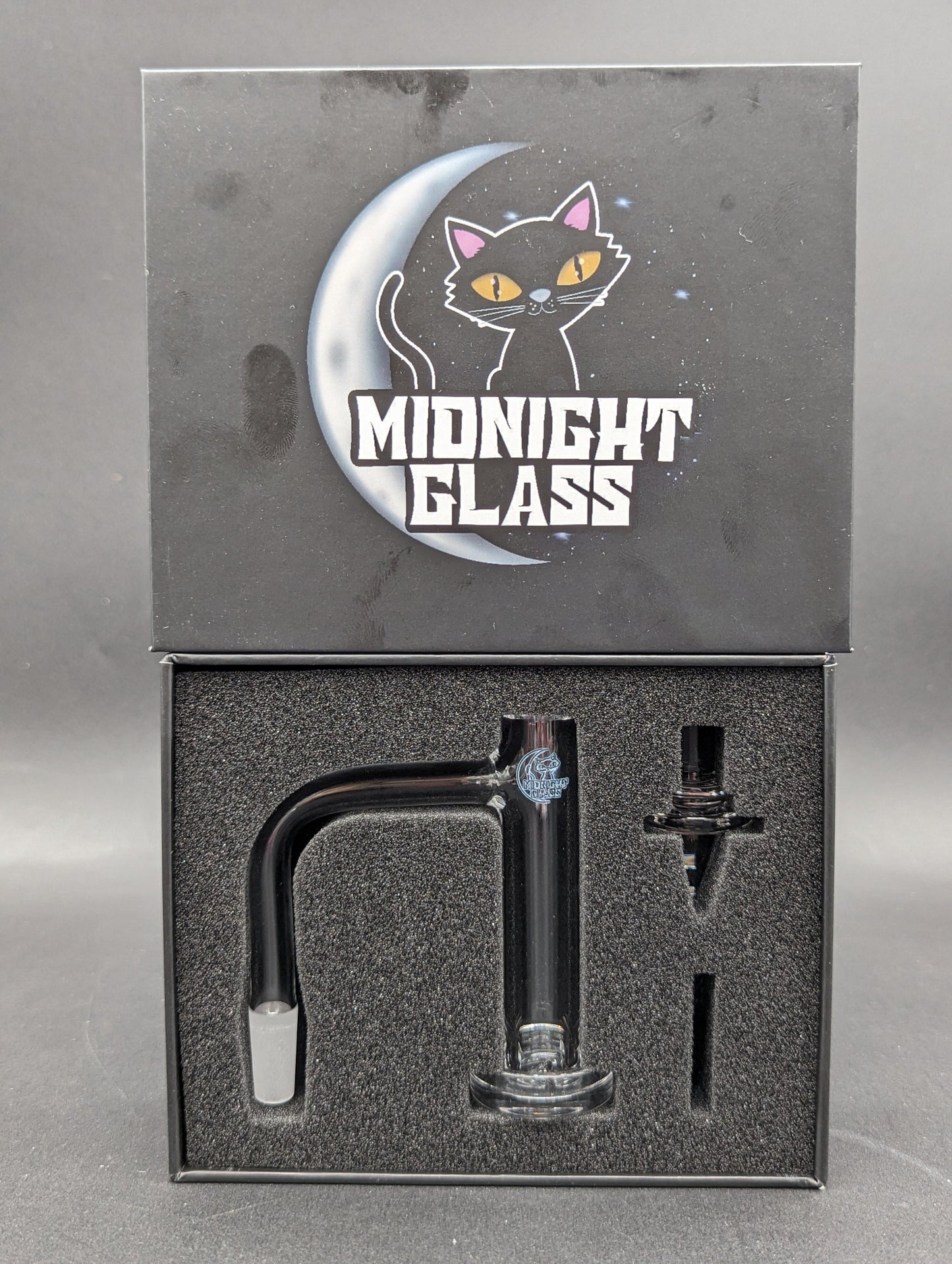 Midnight Quartz 80mm Control Tower Set 10mm-Avernic Smoke Shop