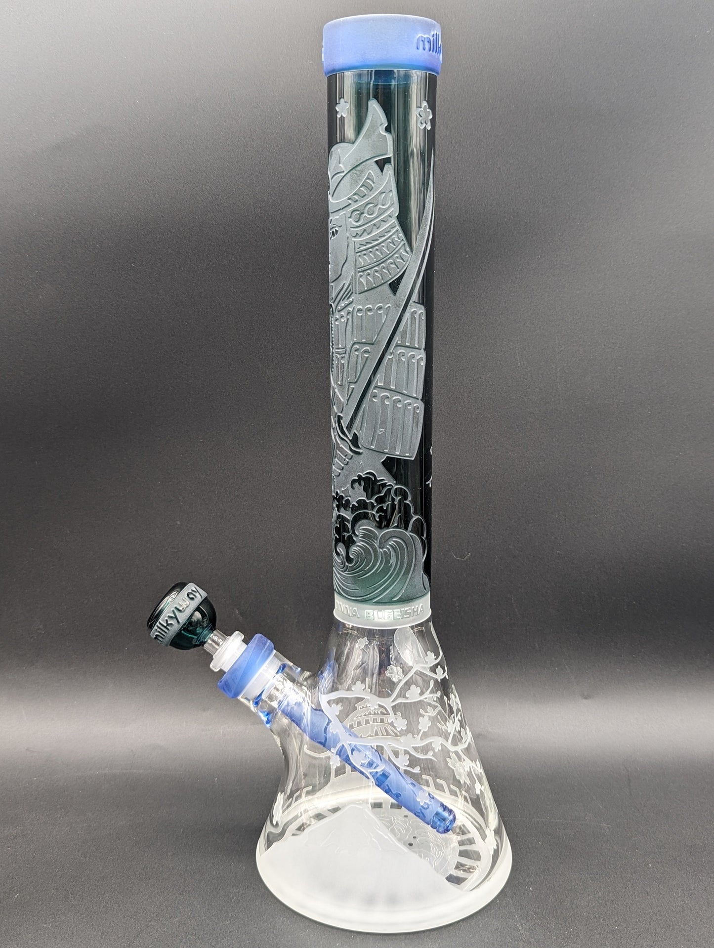 Milkyway Glass "Femme Samurai" 16″ Beaker Bong