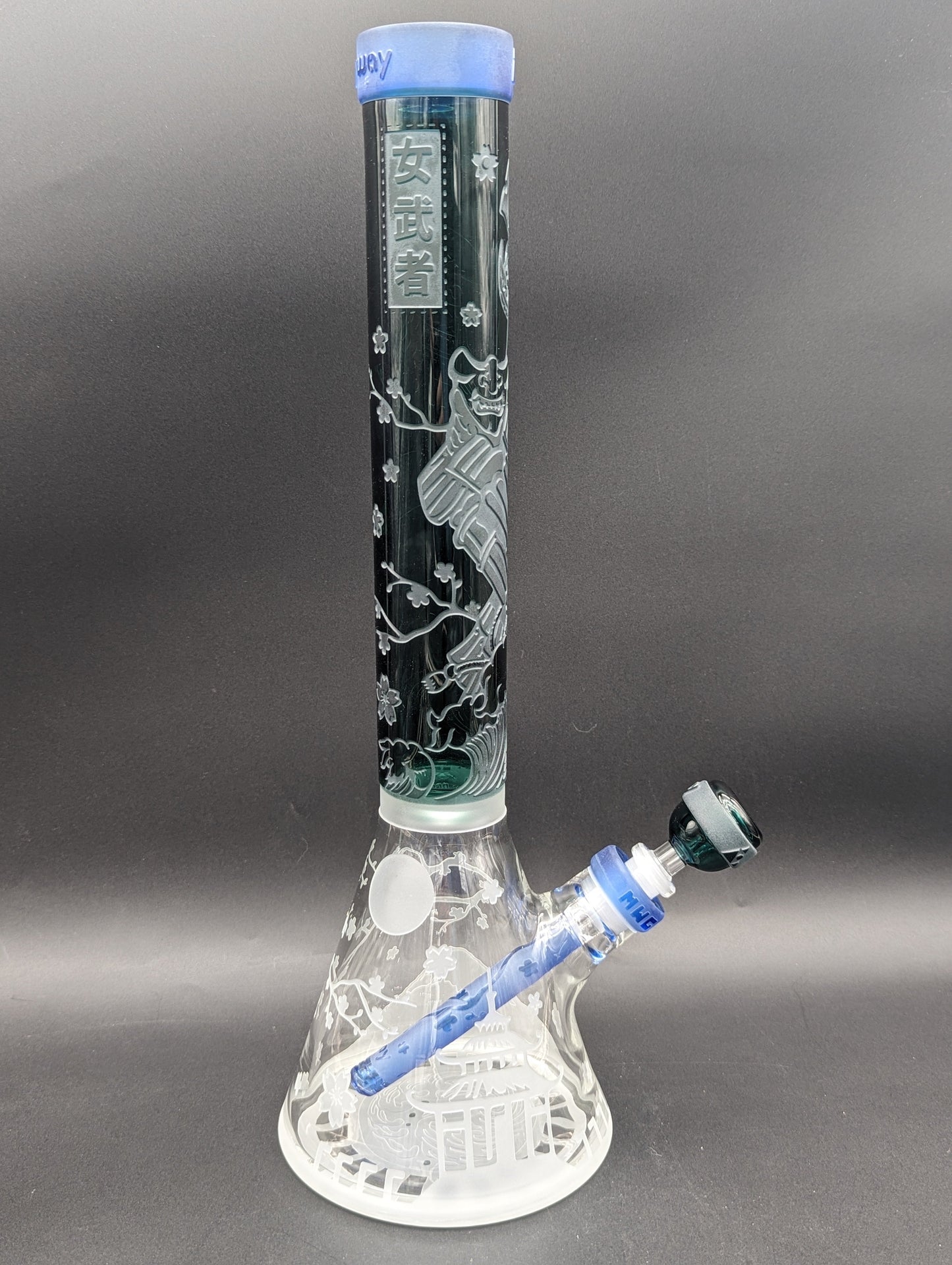 Milkyway Glass "Femme Samurai" 16″ Beaker Bong