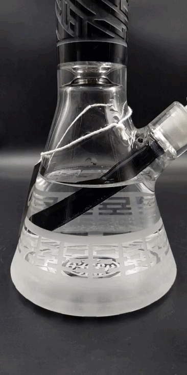 Milky Way Glass "DNA Codex" 14" Beaker - Avernic Smoke Shop