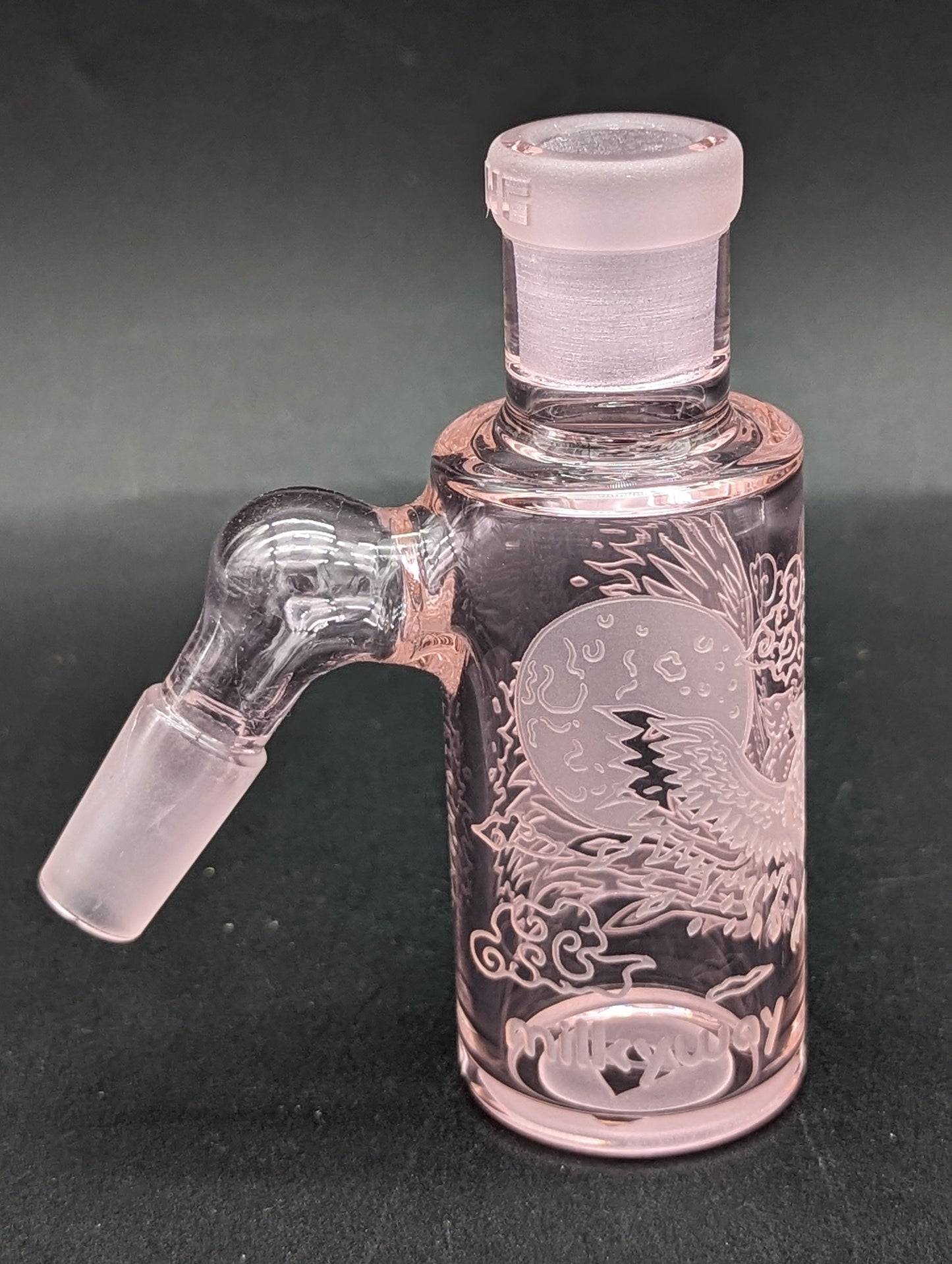 Milkyway Glass "Phoenix" Dry Ash Catcher 14mm - Pink