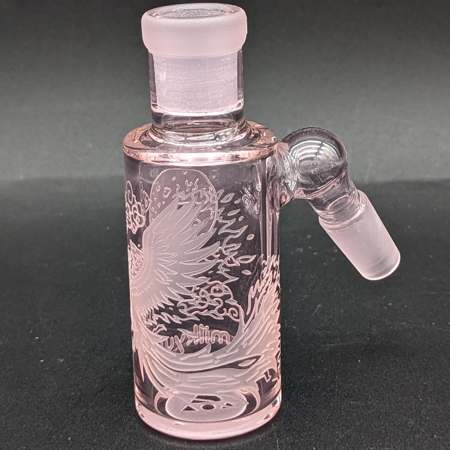 Milkyway Glass "Phoenix" Dry Ash Catcher 14mm - Pink