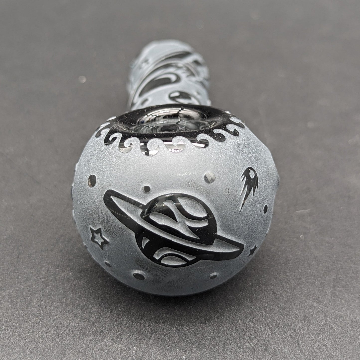 Milkyway Glass "Space Odyssey" Hand Pipe - Black