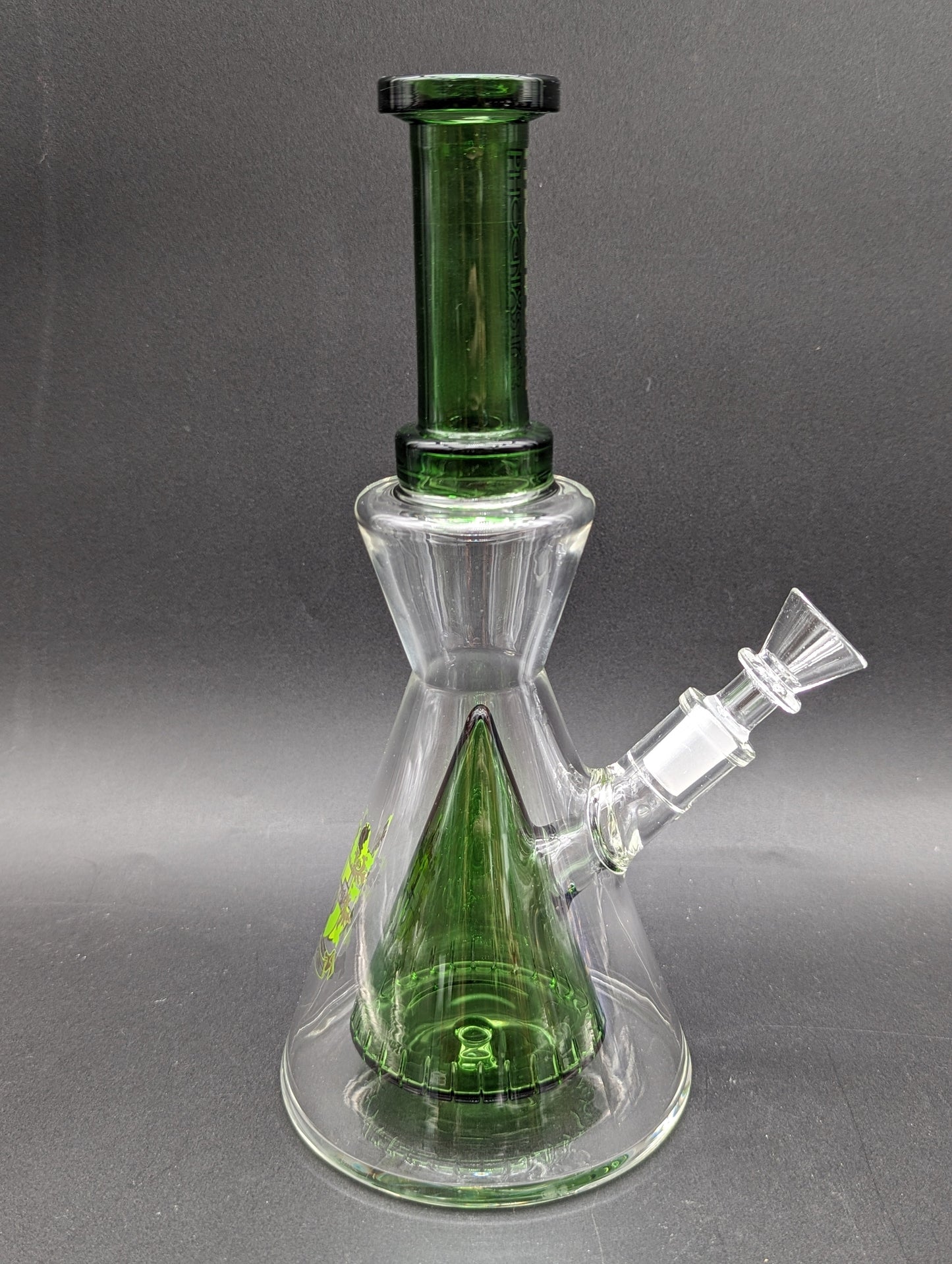 Phoenix 10" Hourglass Showerhead Bong