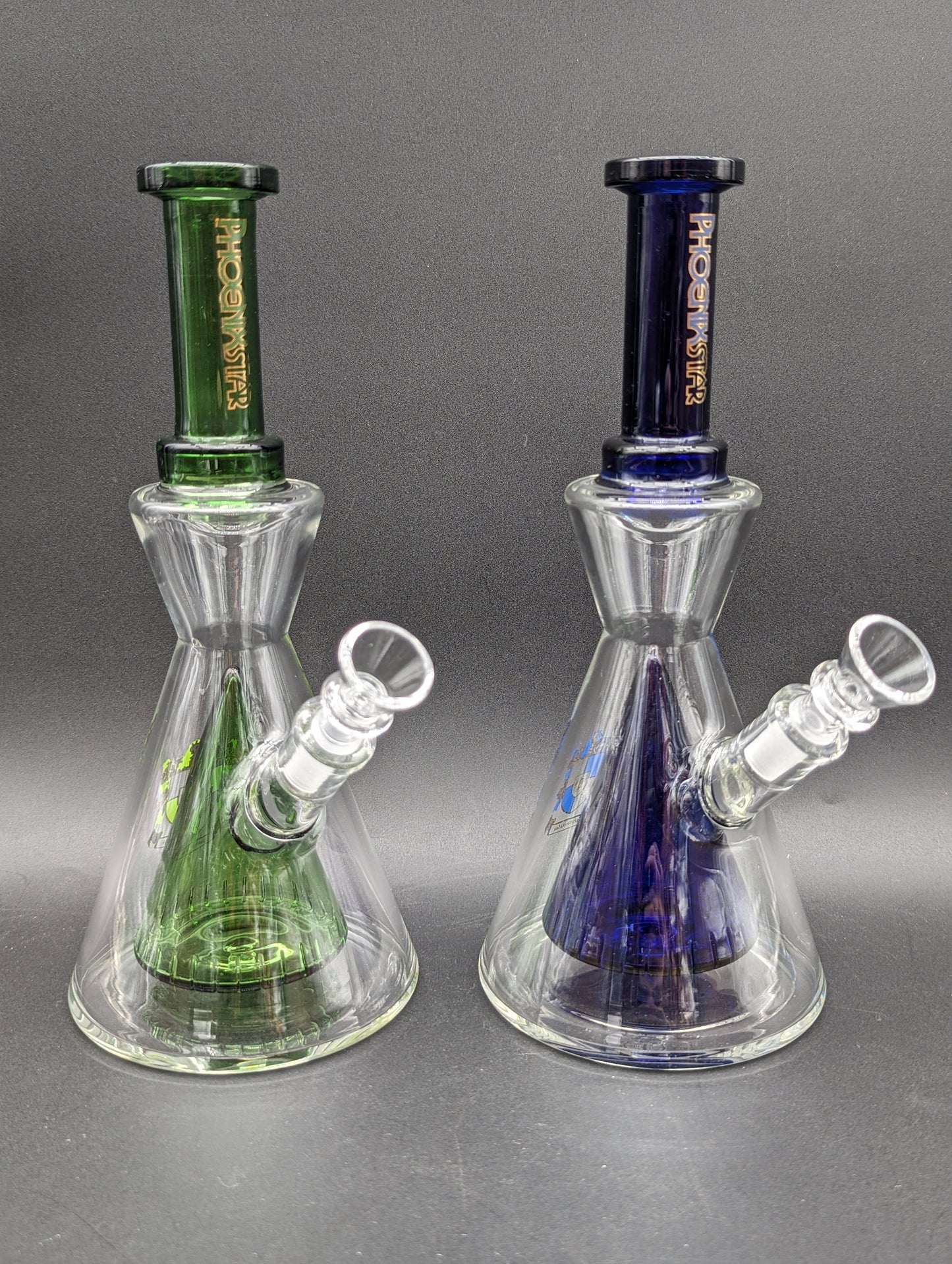 Phoenix 10" Hourglass Showerhead Bong