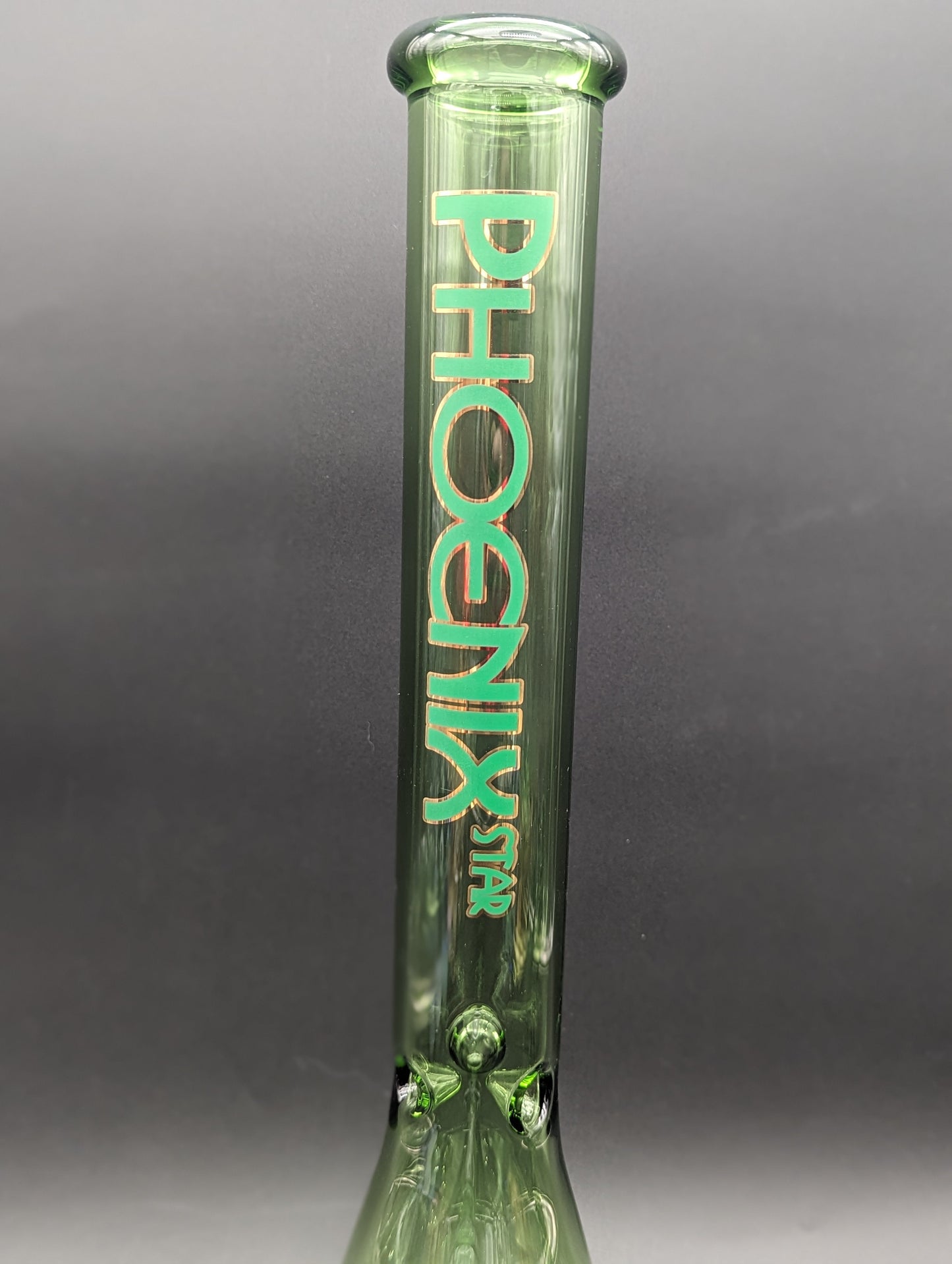 Phoenix 18" Green Beaker Bong