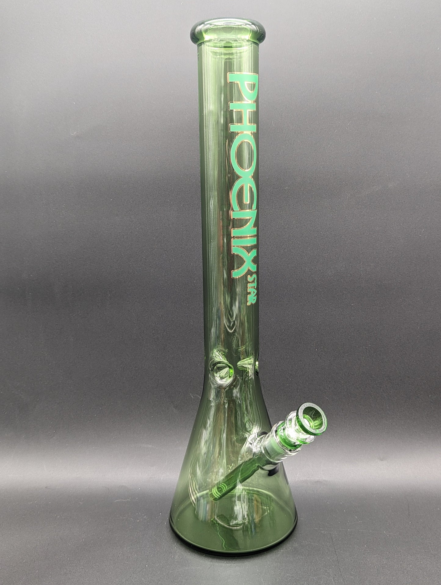 Phoenix 18" Green Beaker Bong