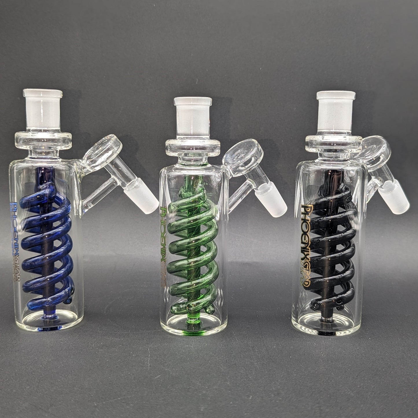 Phoenix Dual Coil Ash Catcher 14mm 45 Degrees