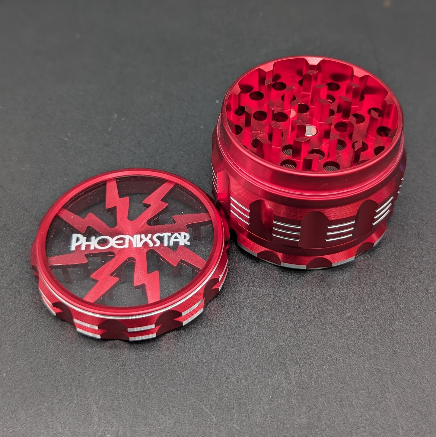 Phoenix Full Color Gripped Lightning Grinders