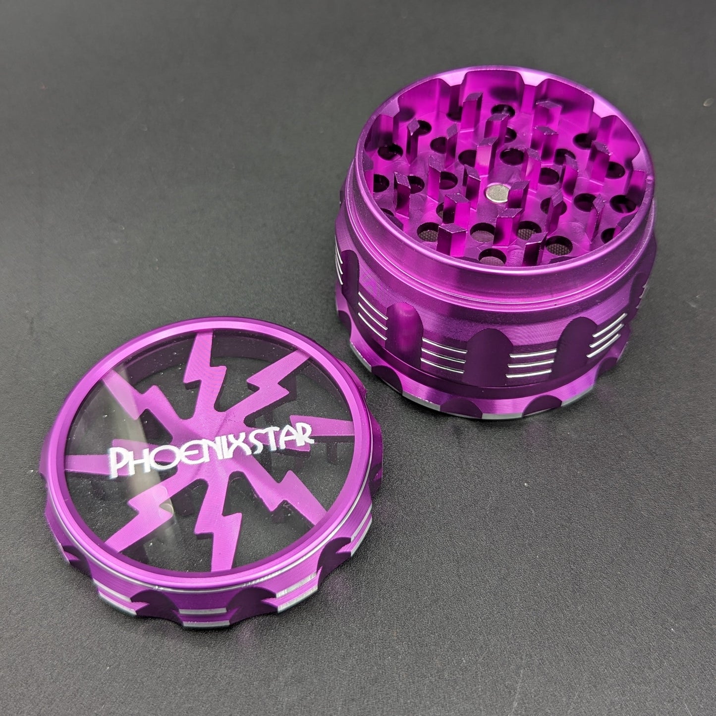Phoenix Full Color Gripped Lightning Grinders