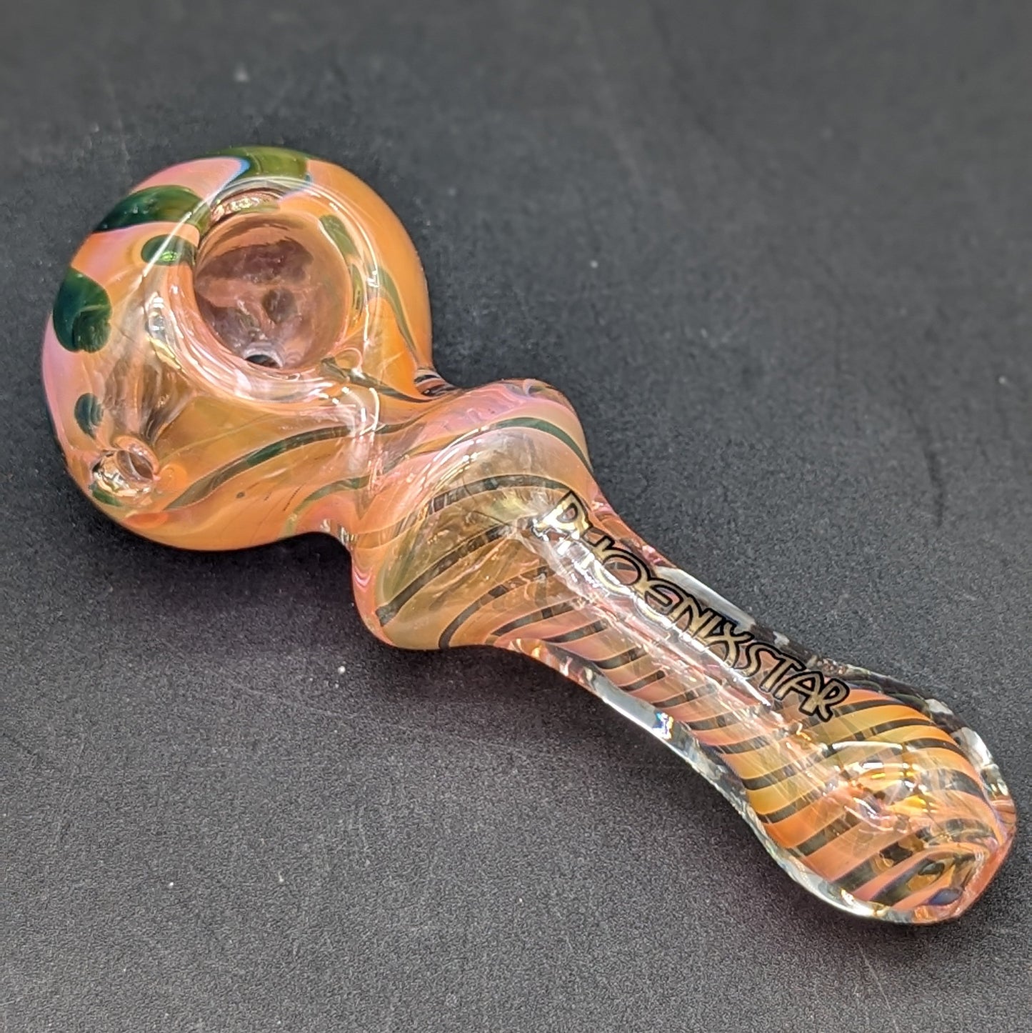 Phoenix Gold Fumed Retti Twist Hand Pipe