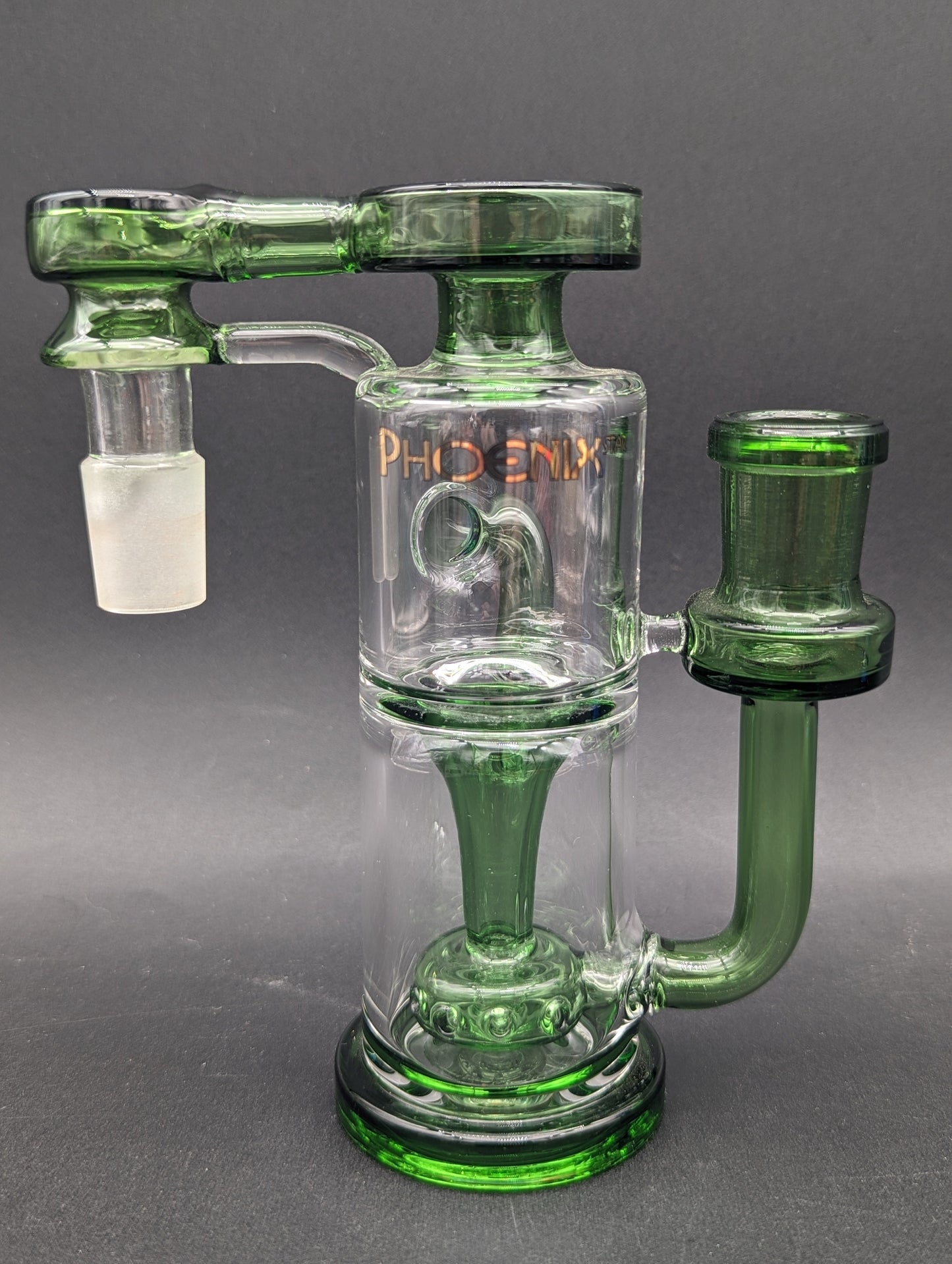 Phoenix Recycler Ash Catcher w/ Drain 18mm 90 Degrees-Avernic Smoke Shop