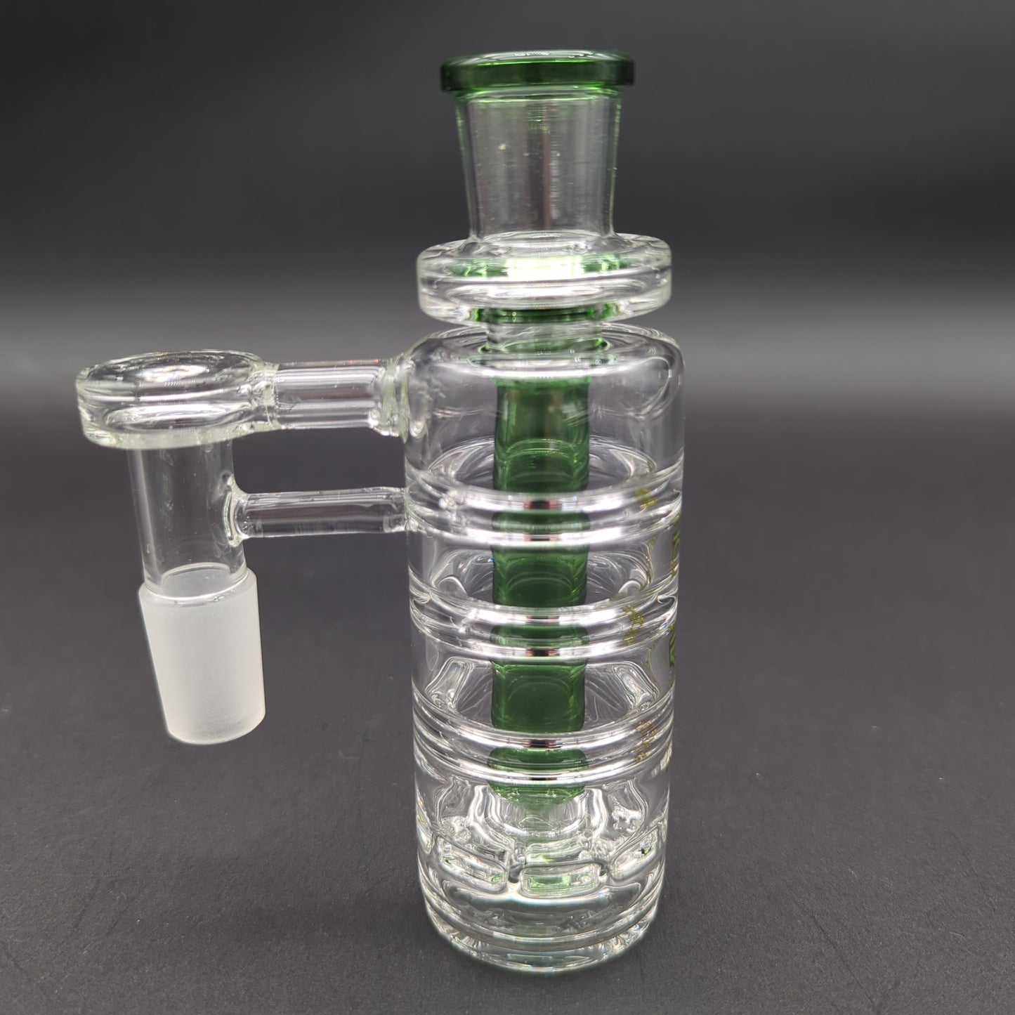 Phoenix Ribbed Ash Catcher with Perc 18mm 90° - Avernic Smoke Shop