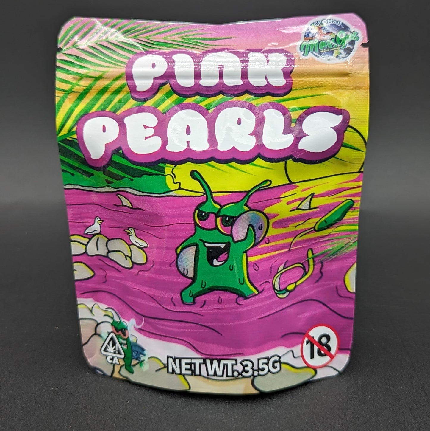 Pink Pearls 3.5g Mylar Bags