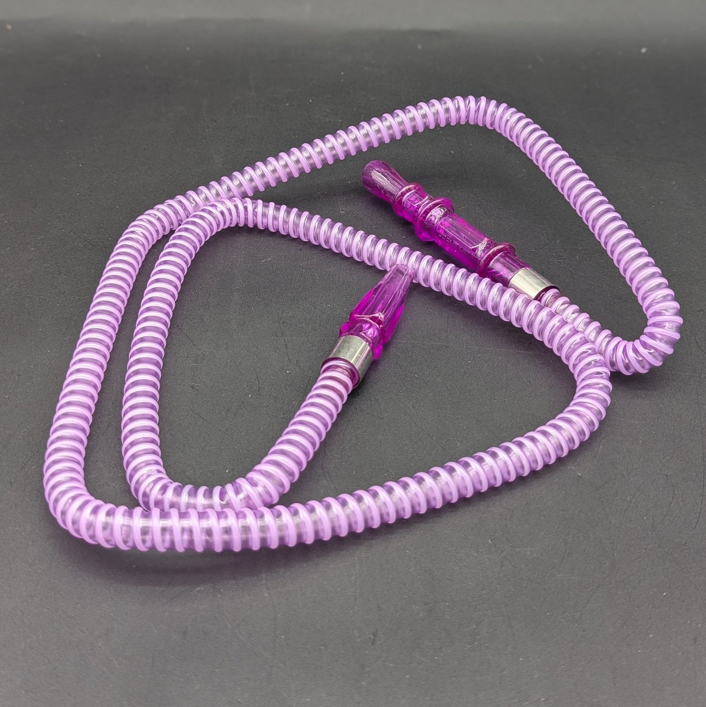 Plastic Tip Purple Hookah Hose