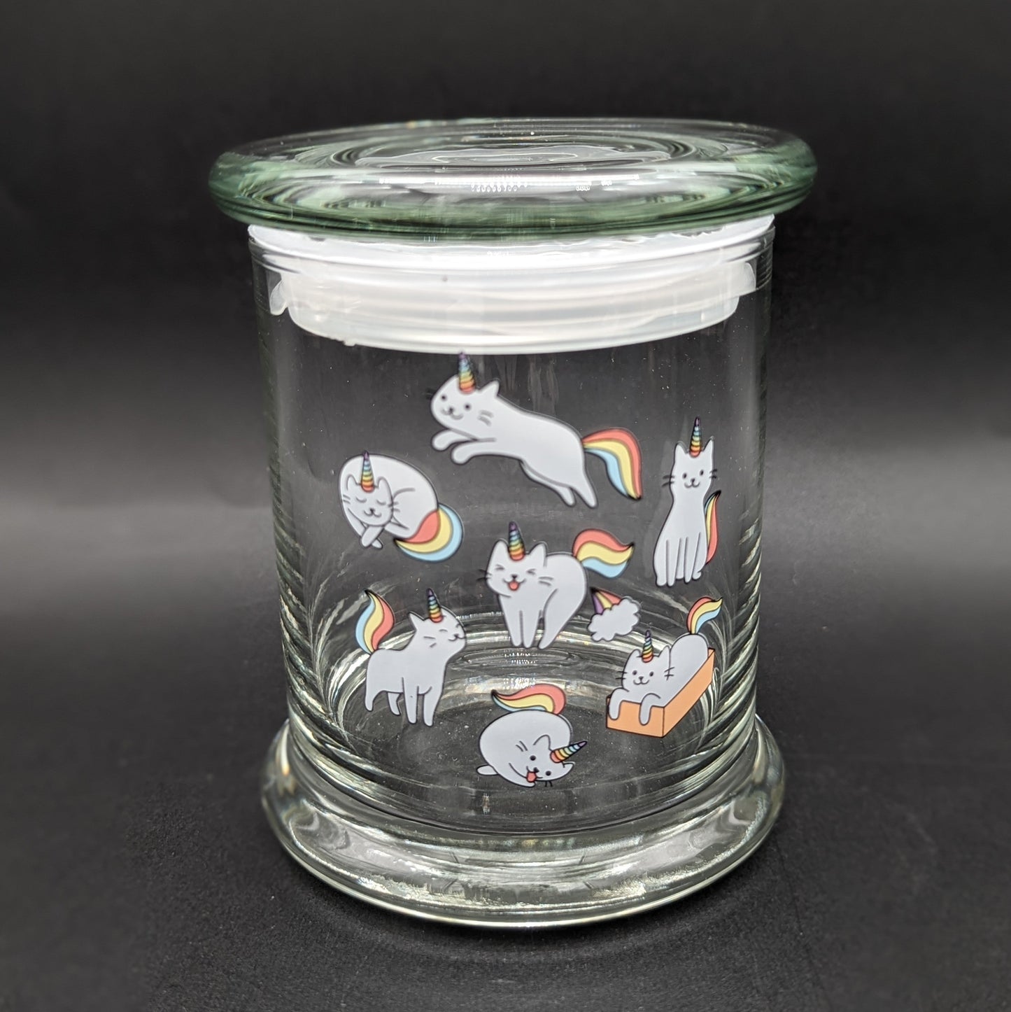 Pulsar 420 Jars Design Series Pop Top | Caticorns | 1/2 Ounce