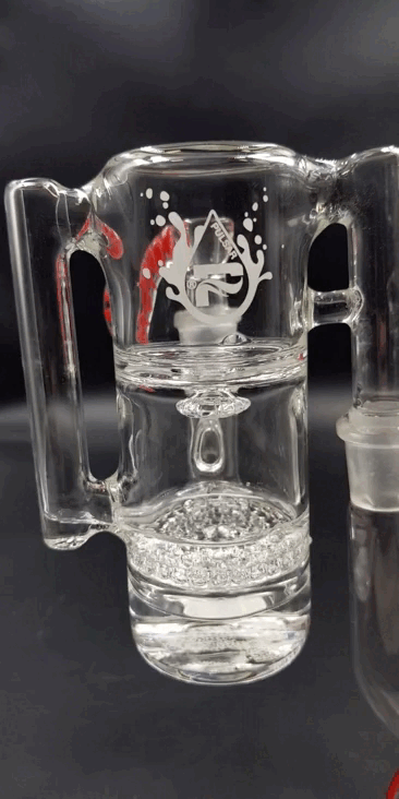 Pulsar Honeycomb/Showerhead Recycler Ash Catcher - 18mm 90 Degrees - Avernic Smoke Shop