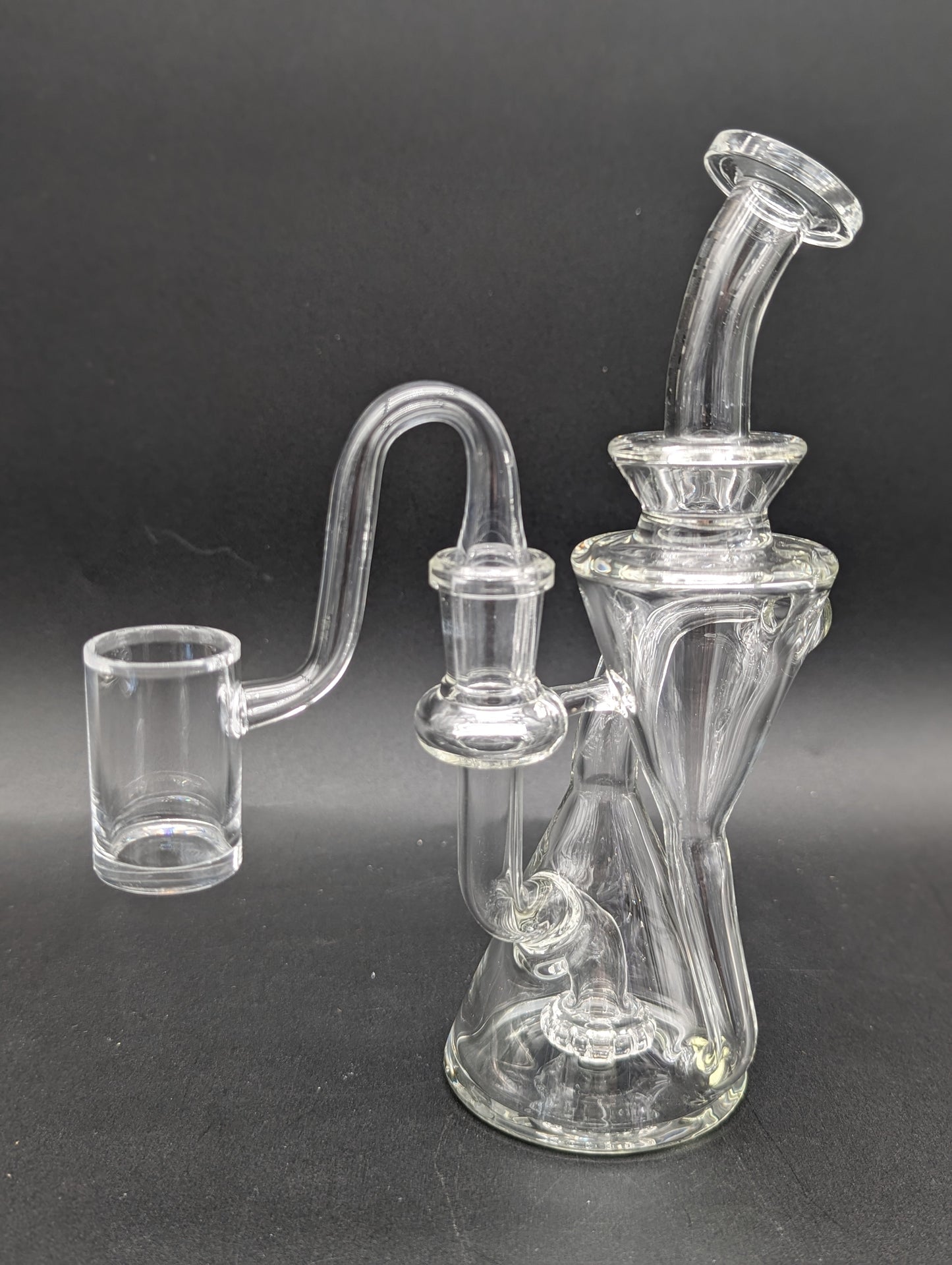 Pulsar Opposed Cones Recycler Dab Rig | 7.5"