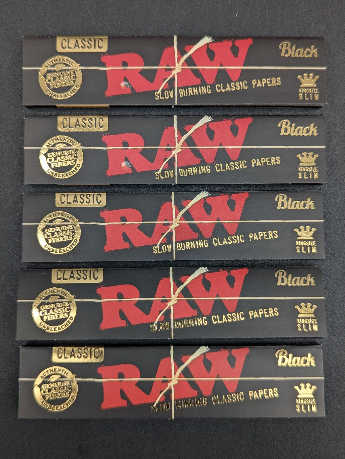 RAW Classic Rolling Papers - King Size Black-Avernic Smoke Shop