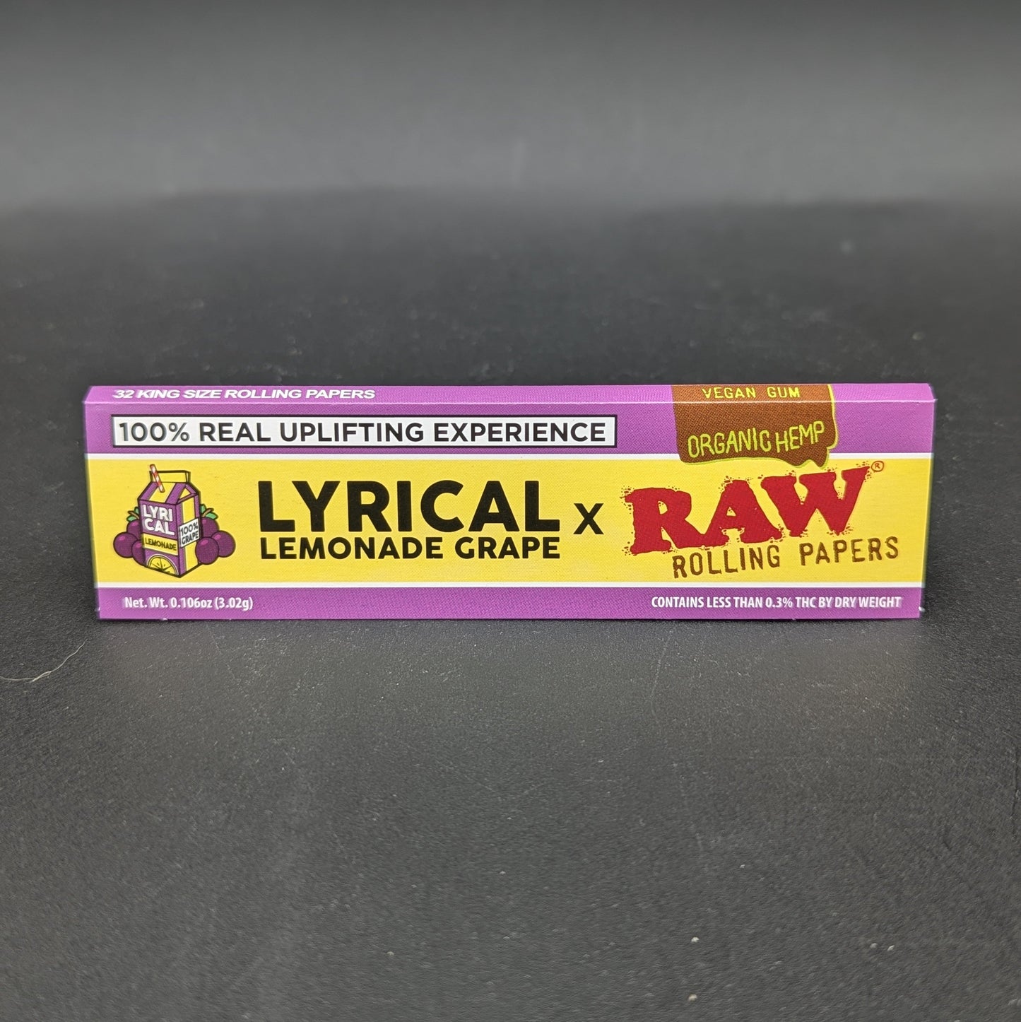 RAW x Lyrical Lemonade Grape Rolling Papers | King Size Wide