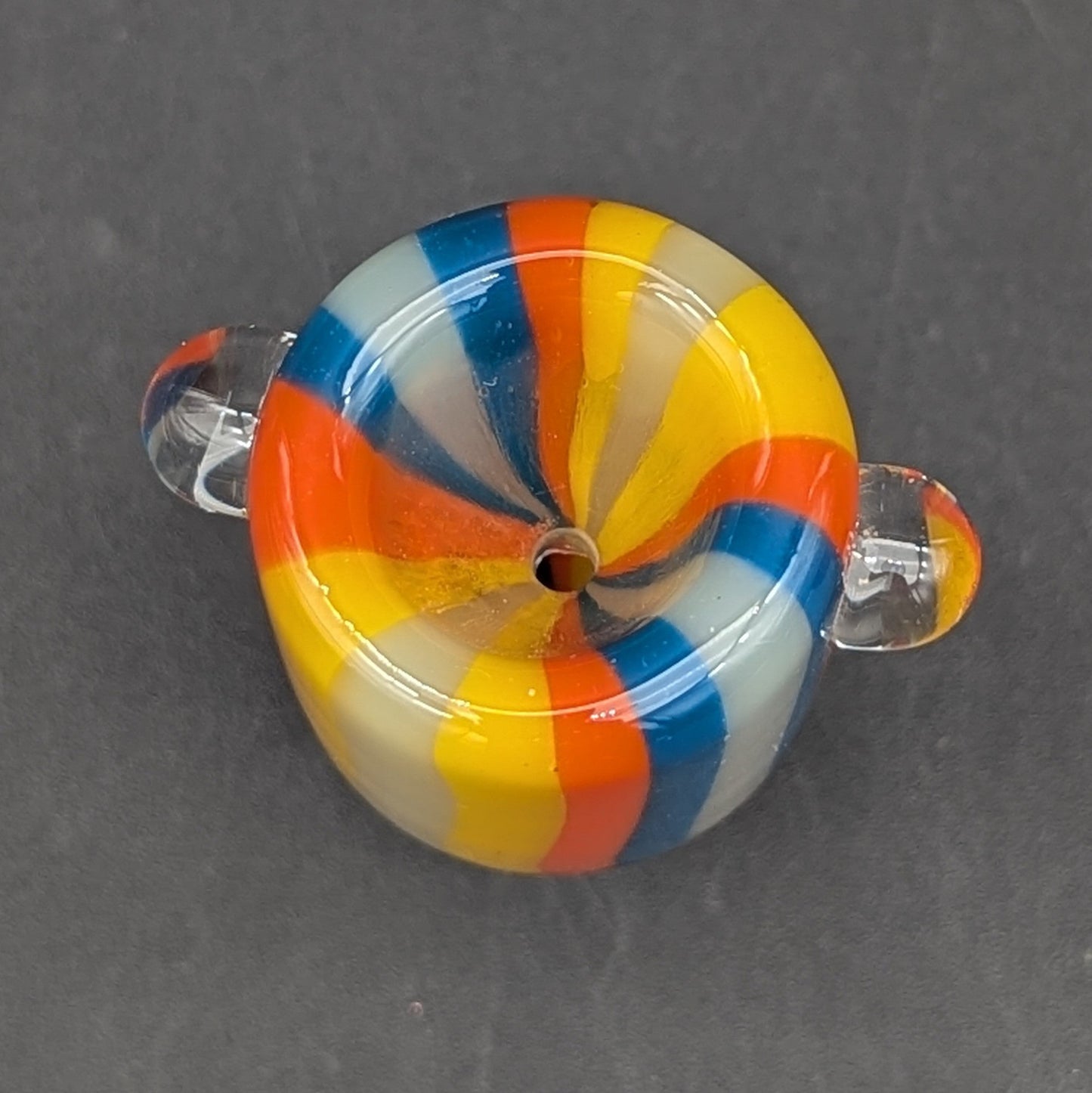 Fully Worked Multi Color Bowl w/ Studs 14mm