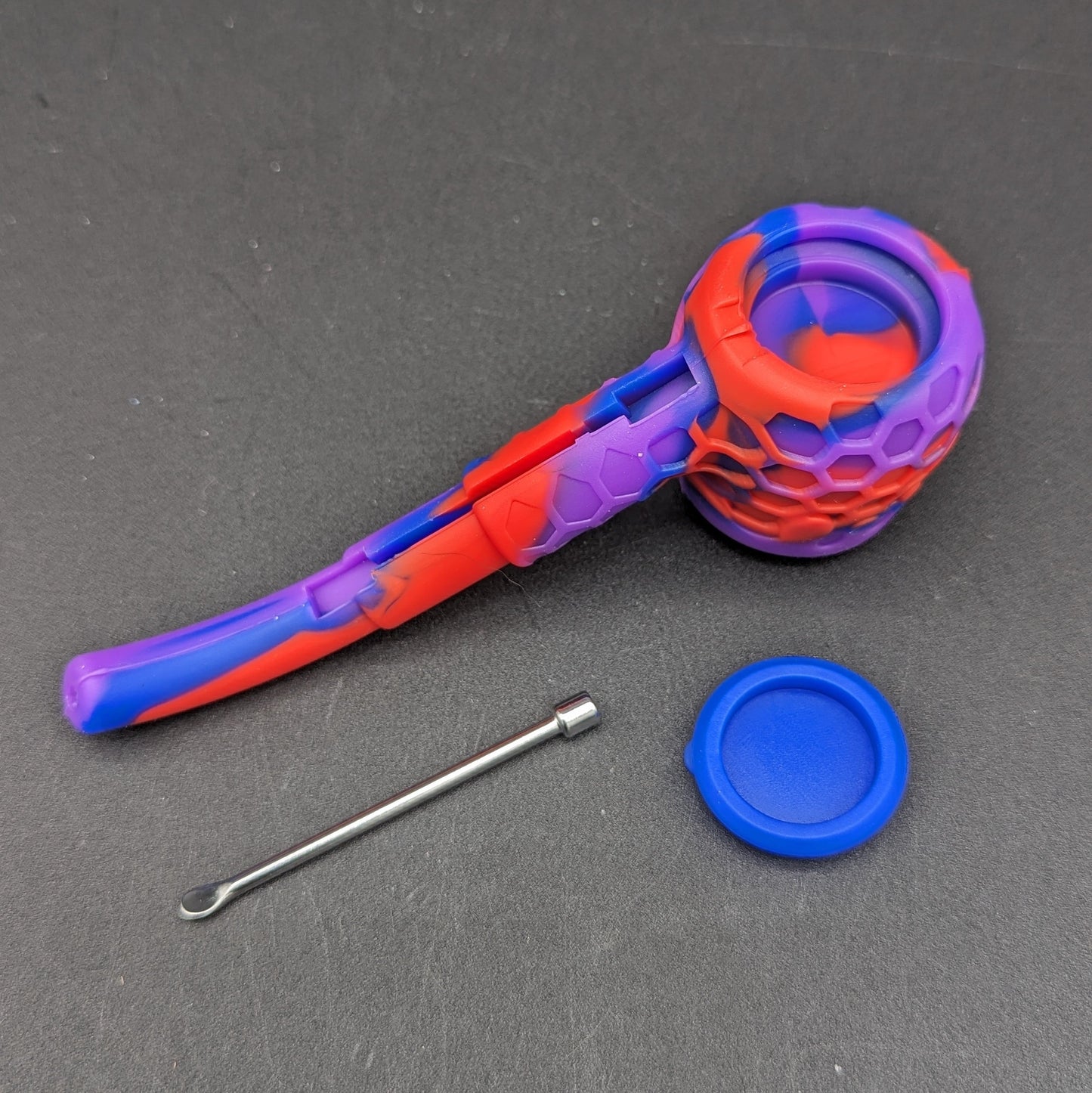 Silicone Sherlock Pipe w/ Bees