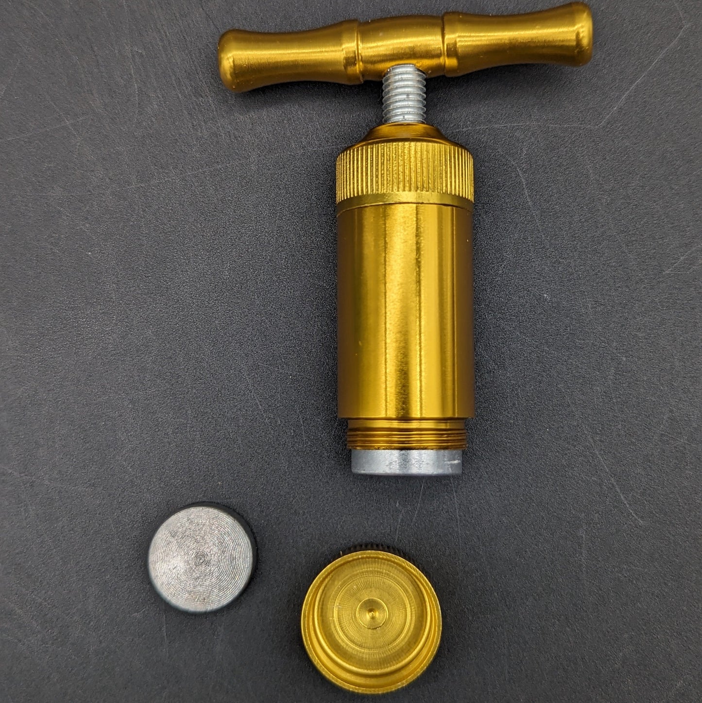 Simple T-Style Aluminum Pollen Press