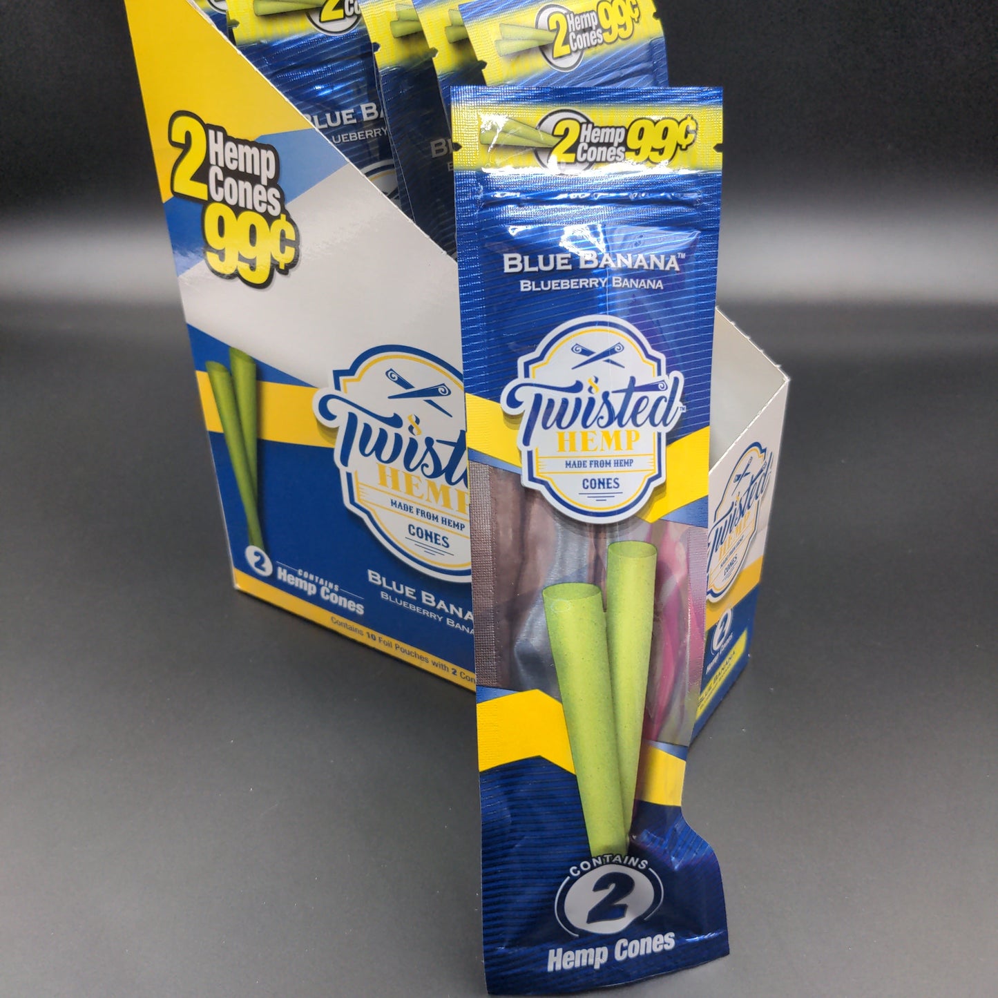 Twisted Hemp Wrap Cones - Avernic Smoke Shop