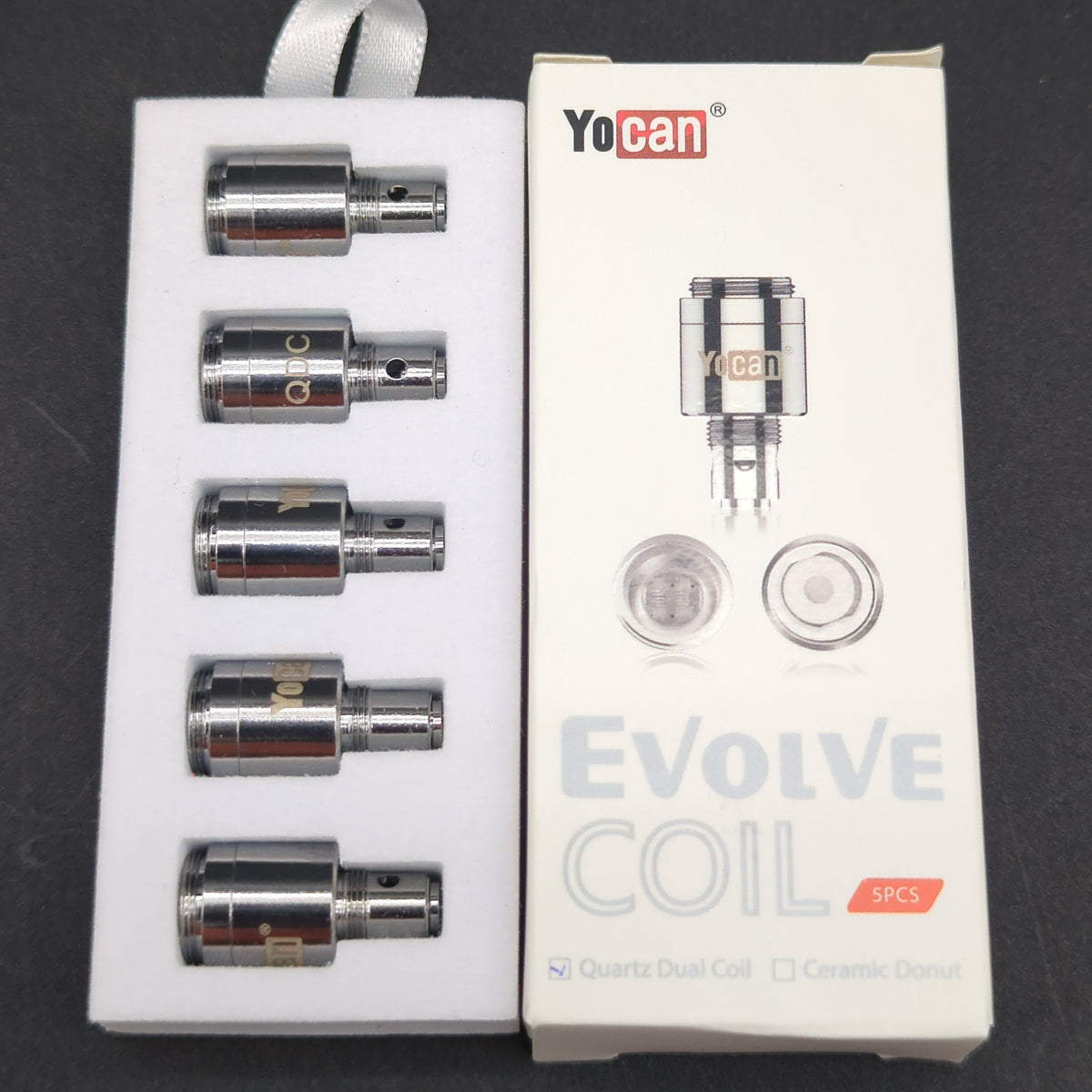 Yocan Evolve Dual Quartz Coil | 5ct Box-Avernic Smoke Shop