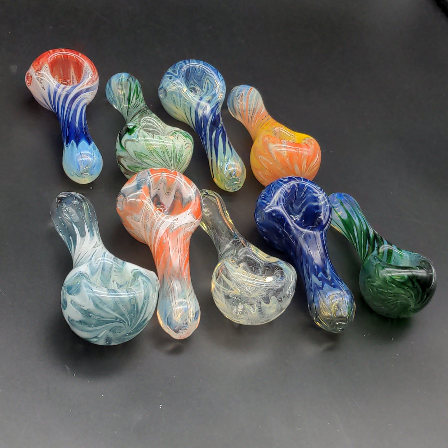 4" Assorted Heady Hand Pipes - by Over__Glass