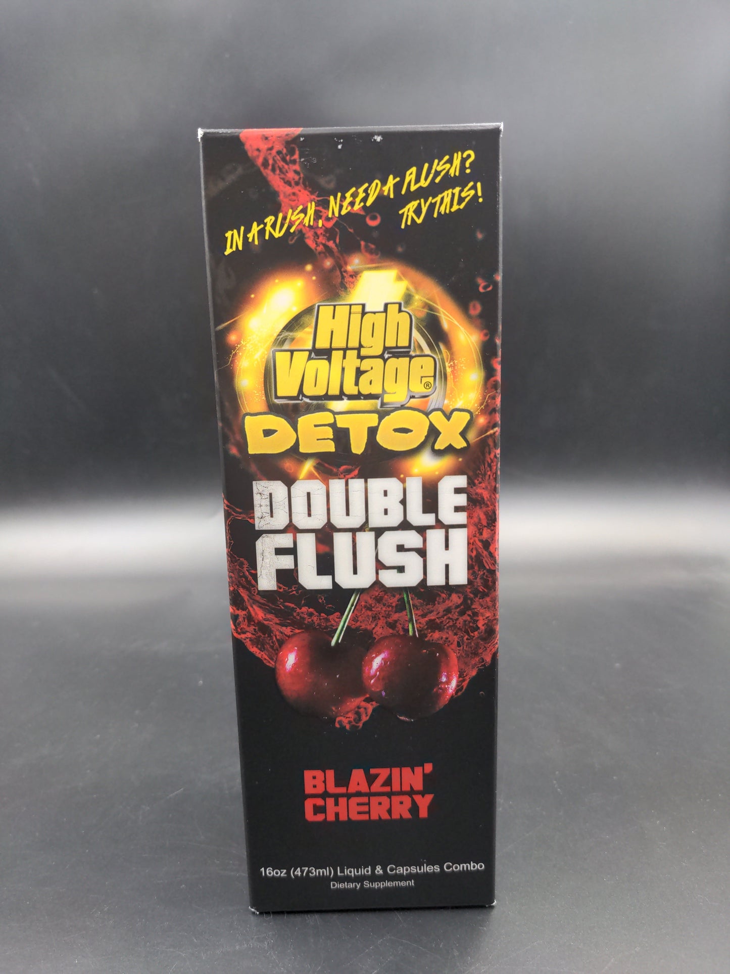 High Voltage Detox Double Flush Blazin Cherry