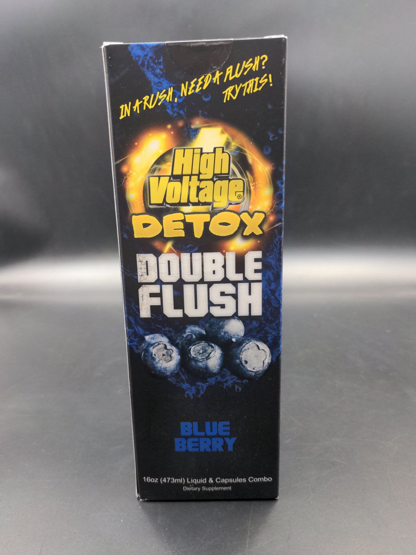 High Voltage Detox Double Flush Blue Berry