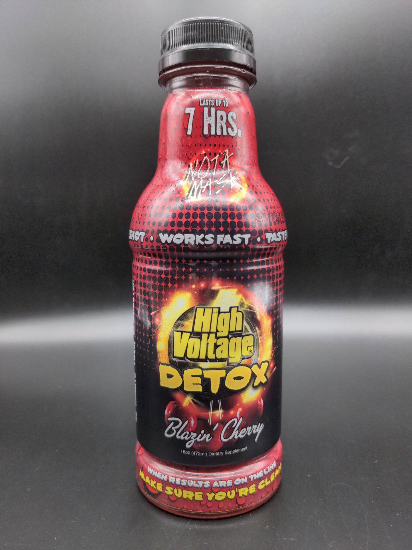 High Voltage Premium Detox Drink 16oz Blazin Cherry
