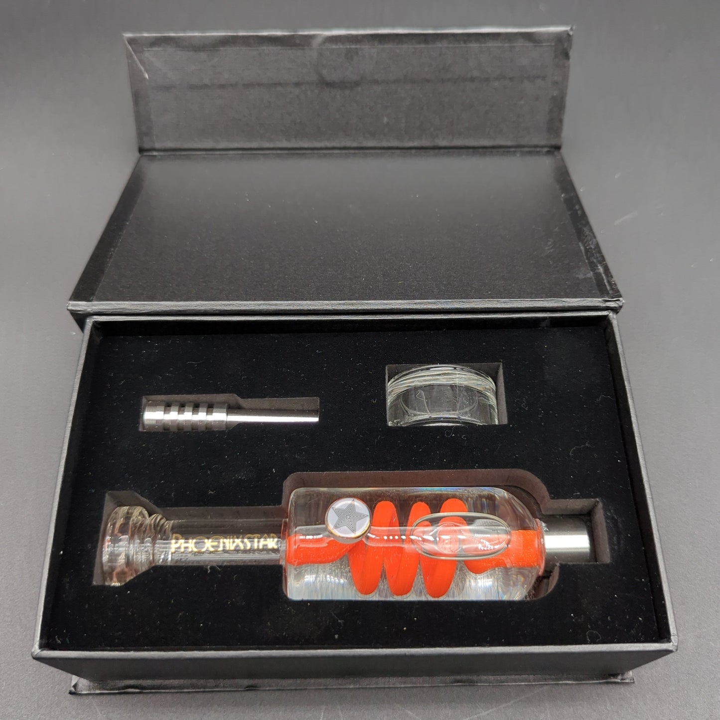 Phoenix Glycerin Coil Nectar Collector - Threaded Tip