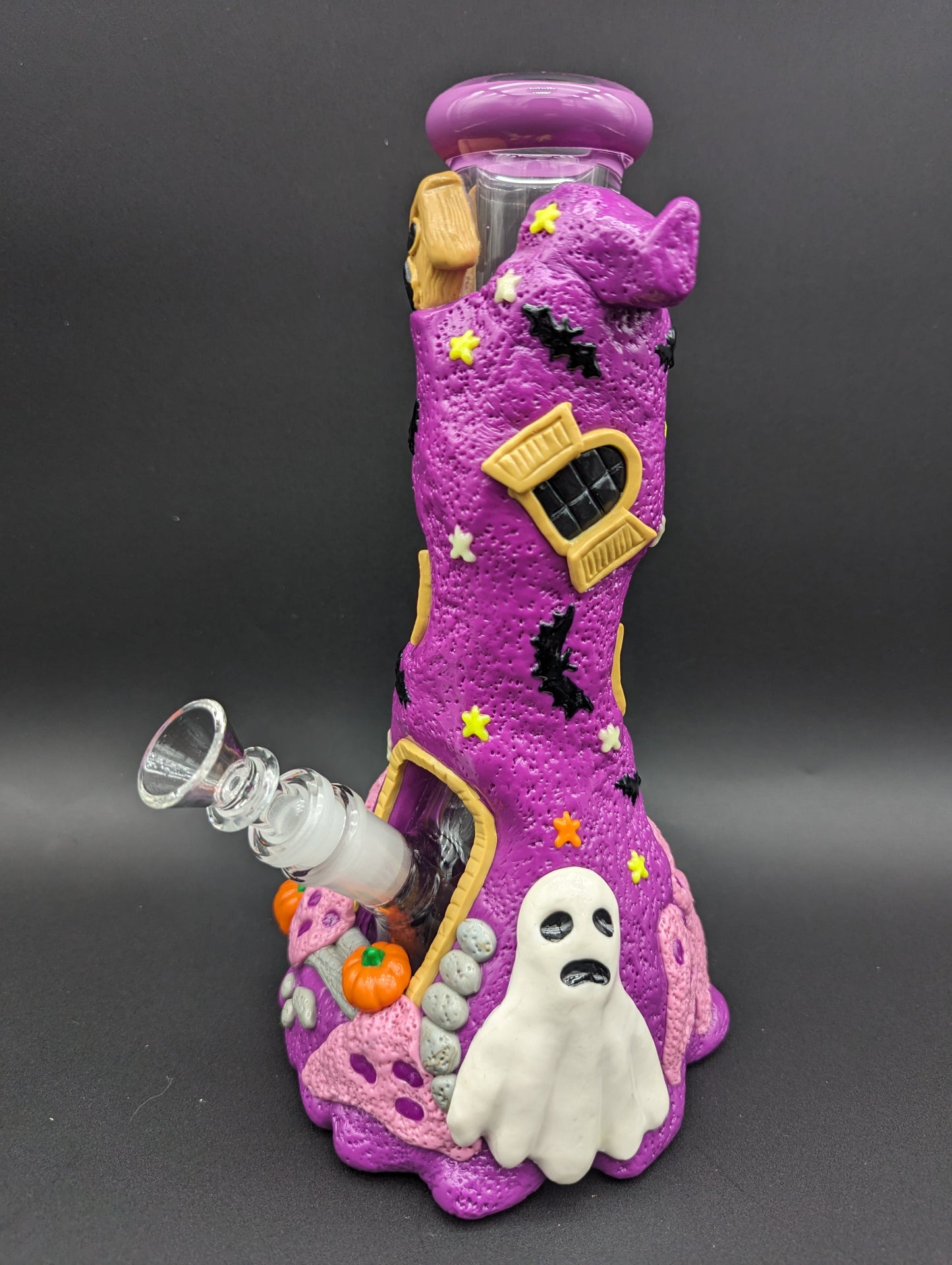 10" 3D Halloween Spooky Beaker w/ Resin