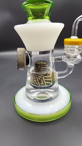 10" Aztec Alien XL Big Brain w/ Stone Showerhead-Avernic Smoke Shop
