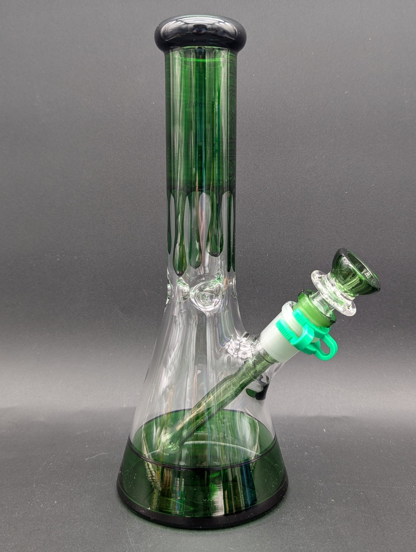 10" Color Drip Beaker Bong