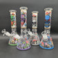 10" Mushroom Skull Classic Beaker Bongs