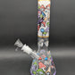 10" Mushroom Skull Classic Beaker Bongs
