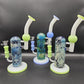 10.5" Designer Glass Sidecar Bubbler-Avernic Smoke Shop