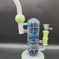 10.5" Designer Glass Sidecar Bubbler-Avernic Smoke Shop
