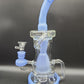 10.5" Four Pillar Hollow foot Recycler - Avernic Smoke Shop