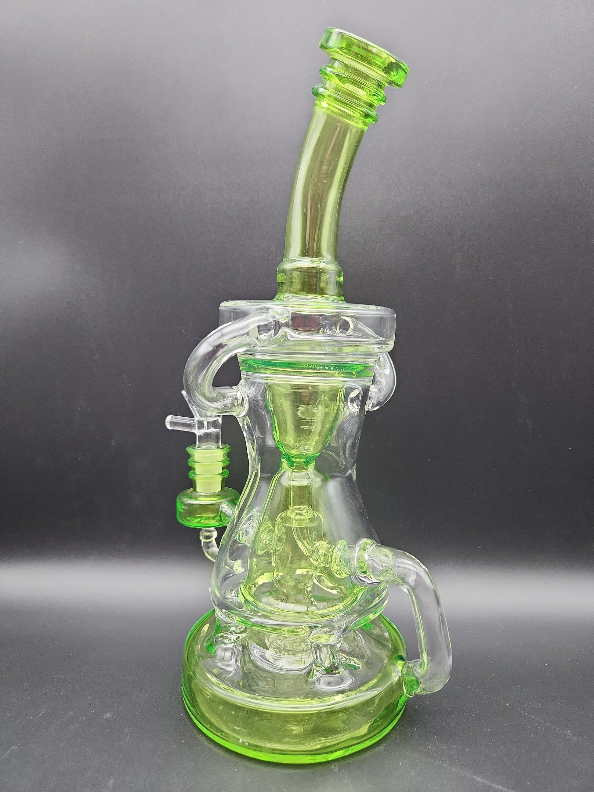 10.5" Four Pillar Hollow foot Recycler - Avernic Smoke Shop