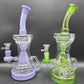 10.5" Four Pillar Hollow foot Recycler - Avernic Smoke Shop