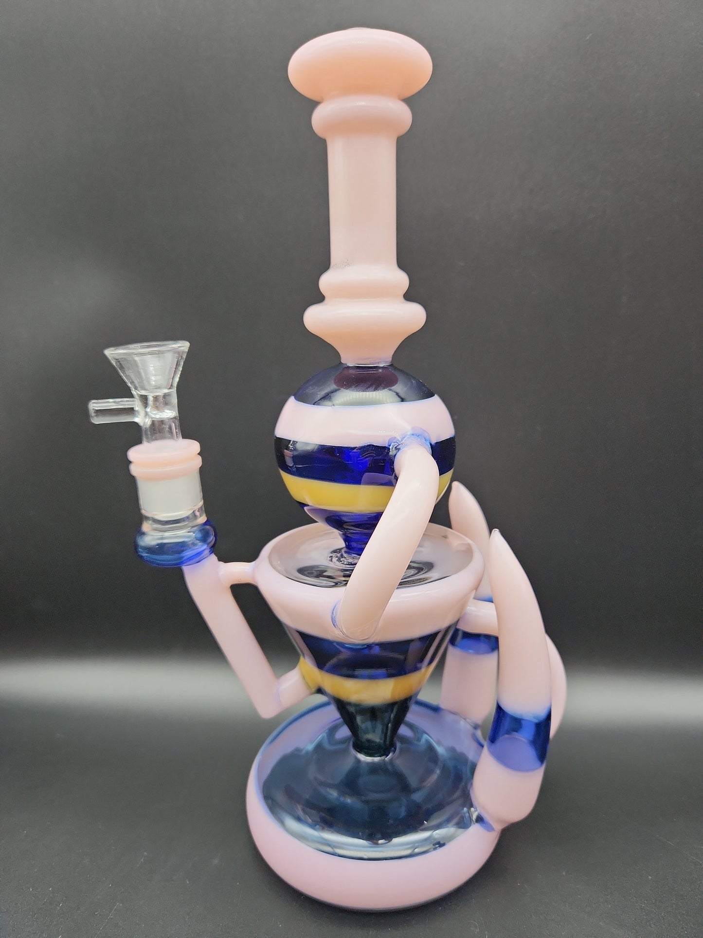 11" Hollowfoot Horn Recycler Water Pipe-Avernic Smoke Shop